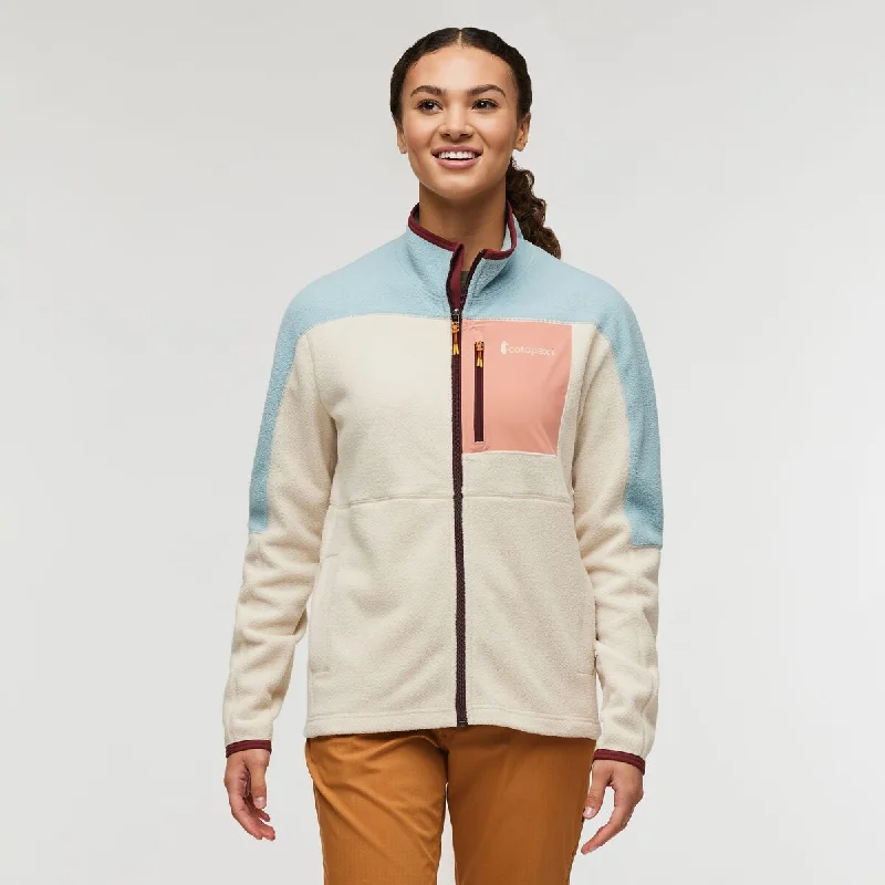Abrazo Fleece Full-Zip Jacket - Womens Jersey Jacket Tulle Jacket Batik Jacket