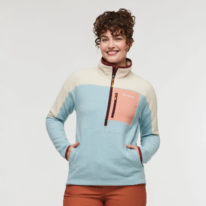 Abrazo Half-Zip Fleece Jacket - Womens Mesh Jacket Canvas Jacket Denim Jacket