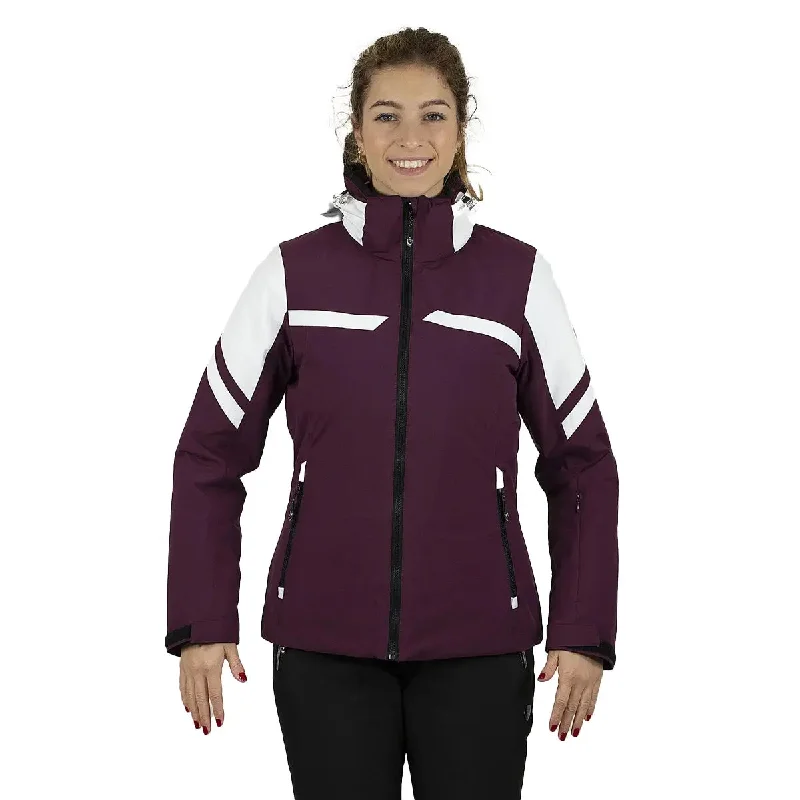 Lusia Jacket AC8E-T62P-2F - Purple Fleece Jacket Down Jacket Parka