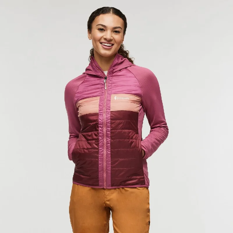 Capa Hybrid Insulated Hooded Jacket - Womens Nylon Fabric Polyester Fabric Spandex Fabric Capa Hybrid Insulated Hooded Jacket - Womens Nylon Fabric Polyester Fabric Spandex Fabric
