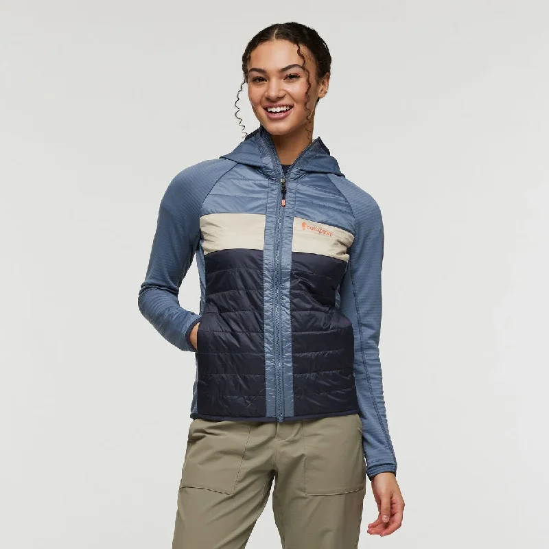Capa Hybrid Insulated Hooded Jacket - Womens Jacket Blazer Coat