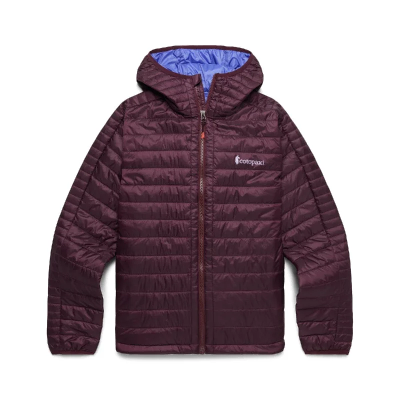 Capa Insulated Hooded Jacket - Womens Anorak Shell Jacket Lightweight Jacket