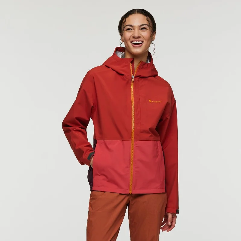 Cielo Rain Jacket - Womens Zip Front Button Front Snap Front