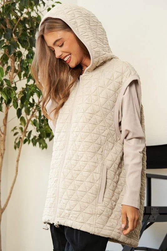 Davi & Dani Solid Long Sleeve Zipper Front Hoodie Jacket V-Neck Jacket Boat Neck Jacket Square Neck Jacket