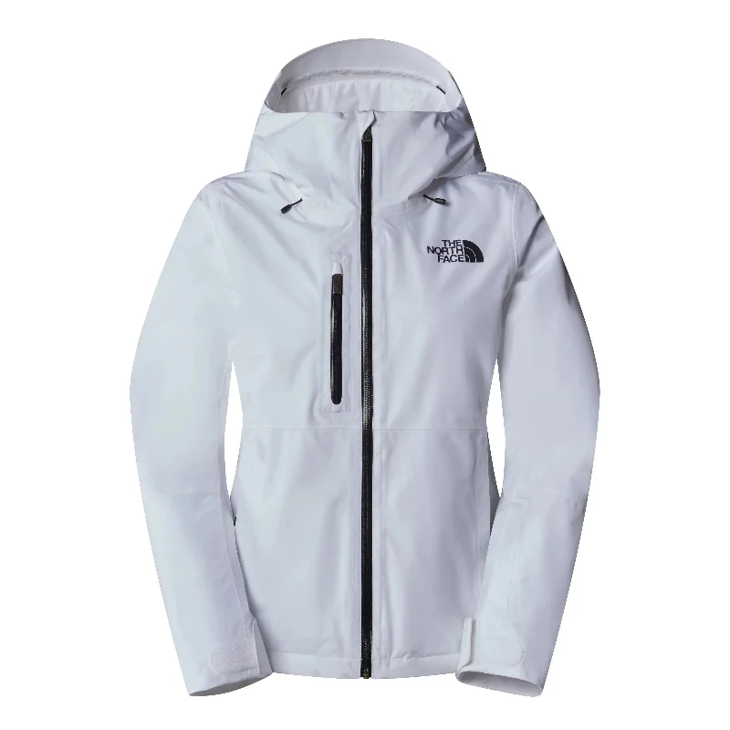 Descendit Ski Jacket - TNF White Chenille Fabric Brocade Fabric Lace Fabric