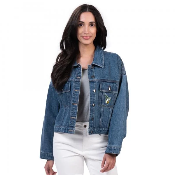 Edmonton Elks Ladies Victory Denim Jacket Wool Jacket Cashmere Jacket Tweed Jacket