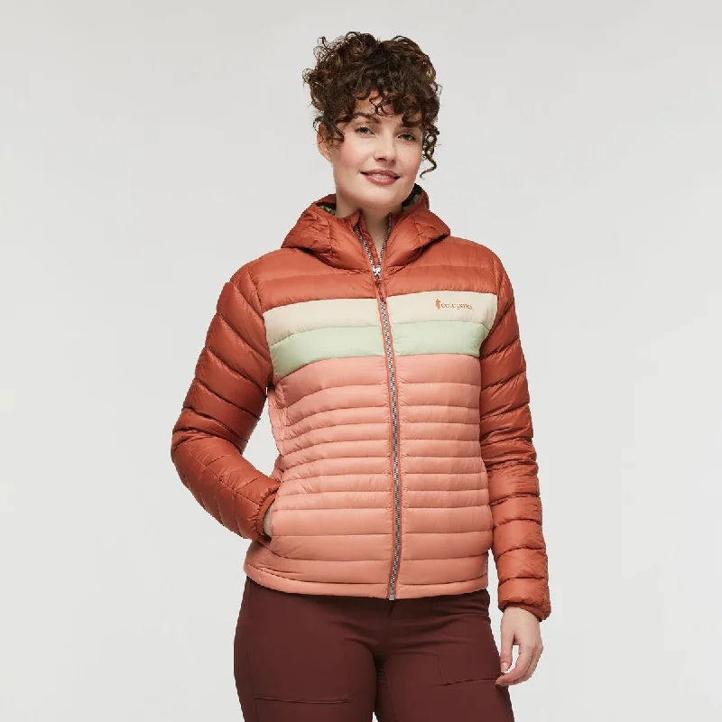 Fuego Down Hooded Jacket - Womens Faux Fur Jacket Real Fur Jacket Shearling Jacket