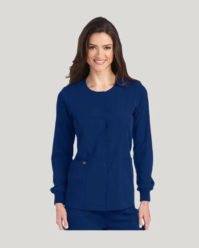 Grey's Anatomy Signature Warm-up Jacket - Navy XL - 2407 Rayon Jacket Velvet Jacket Corduroy Jacket Grey's Anatomy Signature Warm-up Jacket - Navy XL - 2407 Rayon Jacket Velvet Jacket Corduroy Jacket