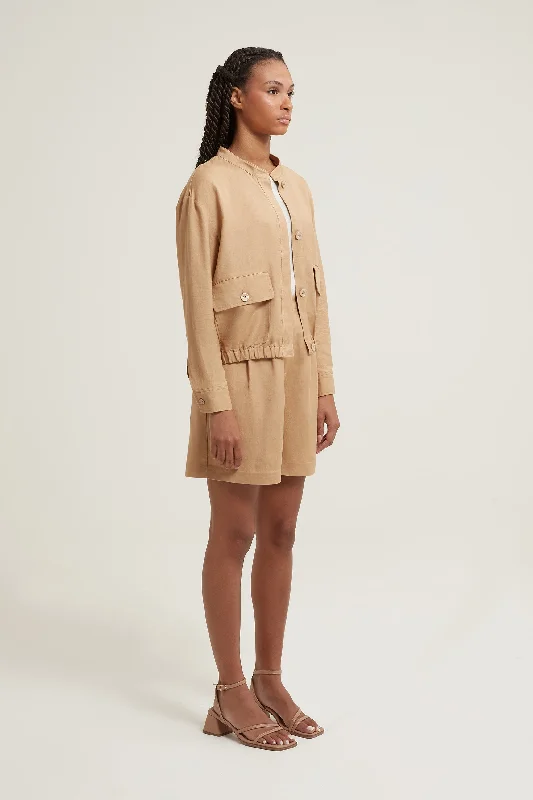 Hemera Linen Jacket Cardigan Sweater Pullover