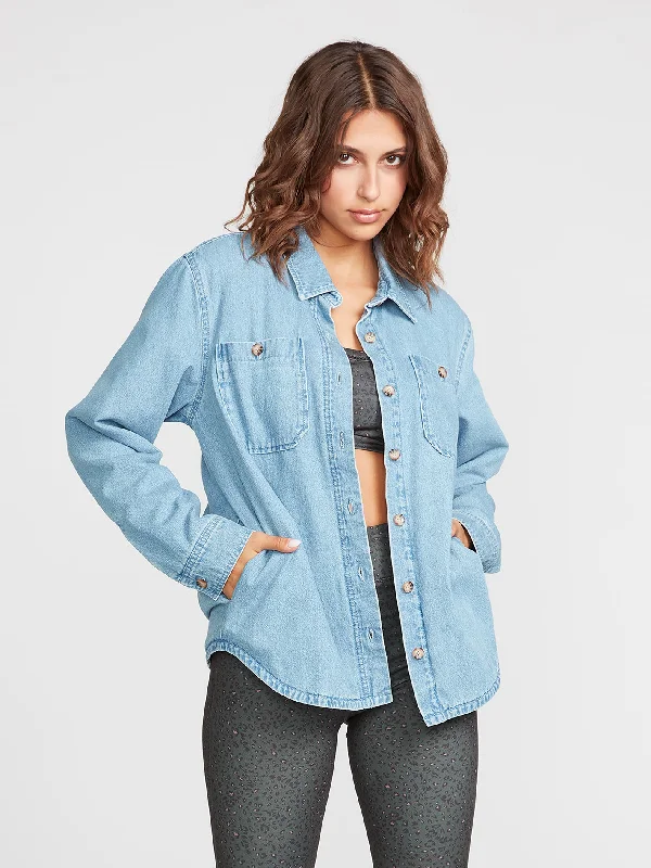 Layer Me Shacket Jacket - LAVENDER Herringbone Jacket Checkered Jacket Solid Jacket