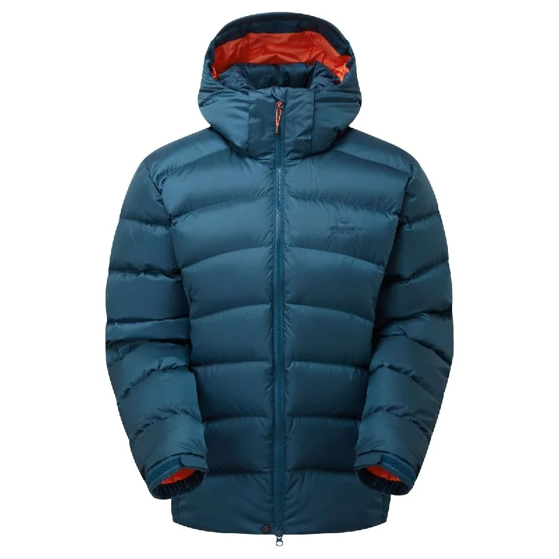 Lightline Down Jacket - Majolica Blue Jersey Jacket Tulle Jacket Batik Jacket