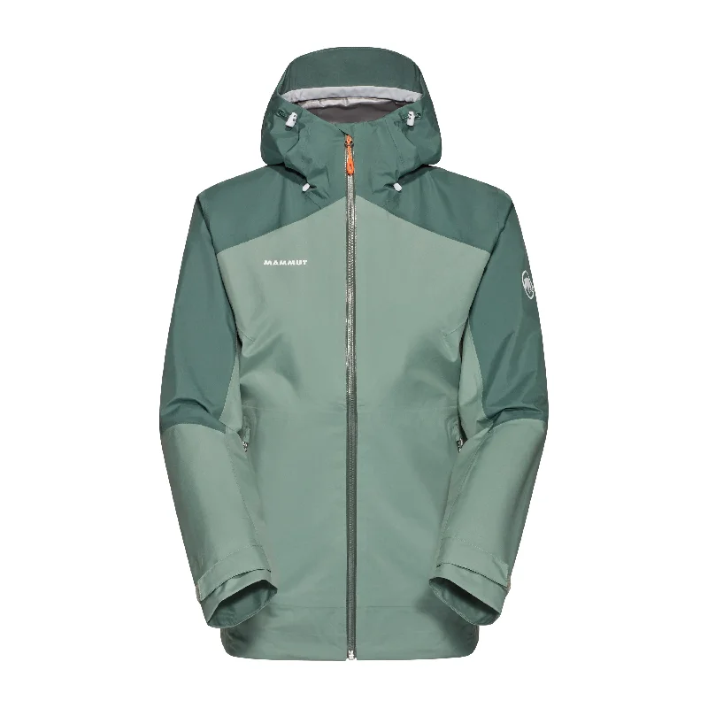 Convey Tour HS Hooded Jacket - Opal Green Tailored Jacket Straight Jacket A-Line Jacket Convey Tour HS Hooded Jacket - Opal Green Tailored Jacket Straight Jacket A-Line Jacket