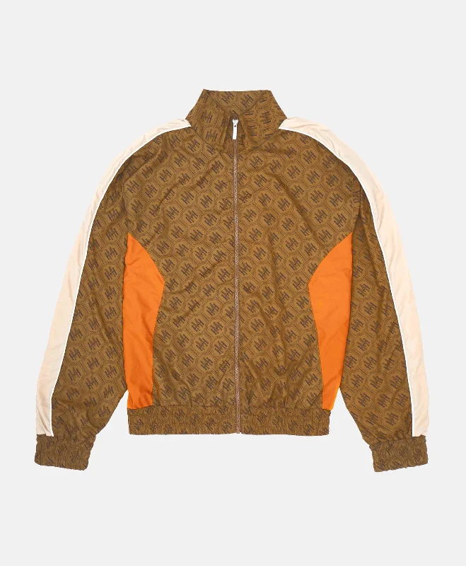 MONOGRAM NYLON ZIPPER JACKET Nylon Jacket Polyester Jacket Spandex Jacket