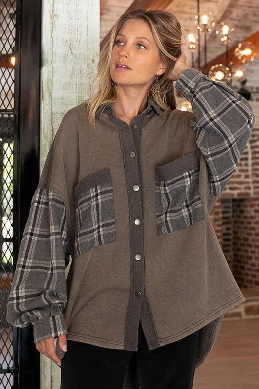 POL Long Sleeve Designer Jacket Faux Fur Fabric Real Fur Fabric Shearling Fabric