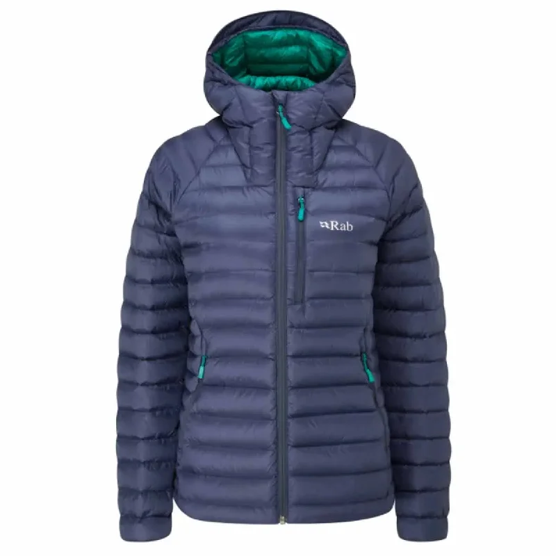 Microlight Alpine Down Jacket - Deep Ink Print Jacket Jacquard Jacket Embroidered Jacket