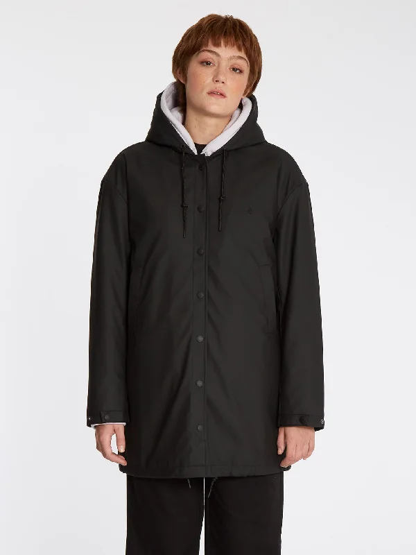 Rain Dead Jacket - BLACK Quilted Jacket Puffer Jacket Insulated Jacket