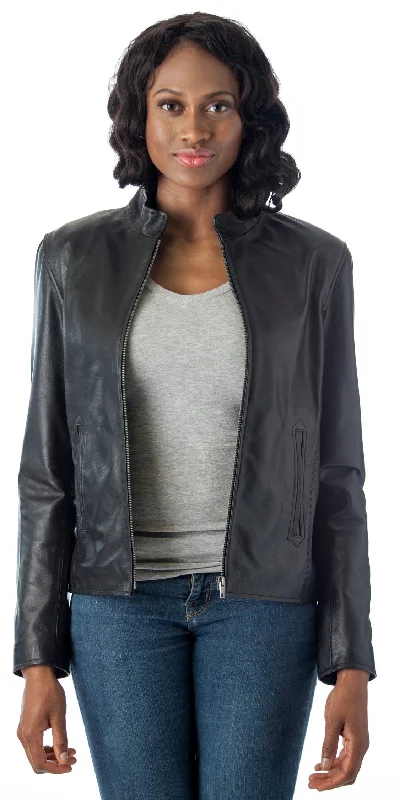 REED Women's Moto Leather Fashion Jacket - Genuine Leather Coat - Imported Bomber Jacket Anorak Windbreaker REED Women's Moto Leather Fashion Jacket - Genuine Leather Coat - Imported Bomber Jacket Anorak Windbreaker