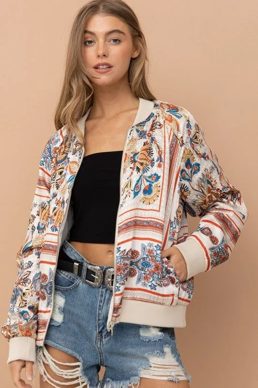 Blue B Reversible Satin Paisley Bomber Jacket Oversized Jacket Tailored Jacket Straight Jacket Blue B Reversible Satin Paisley Bomber Jacket Oversized Jacket Tailored Jacket Straight Jacket