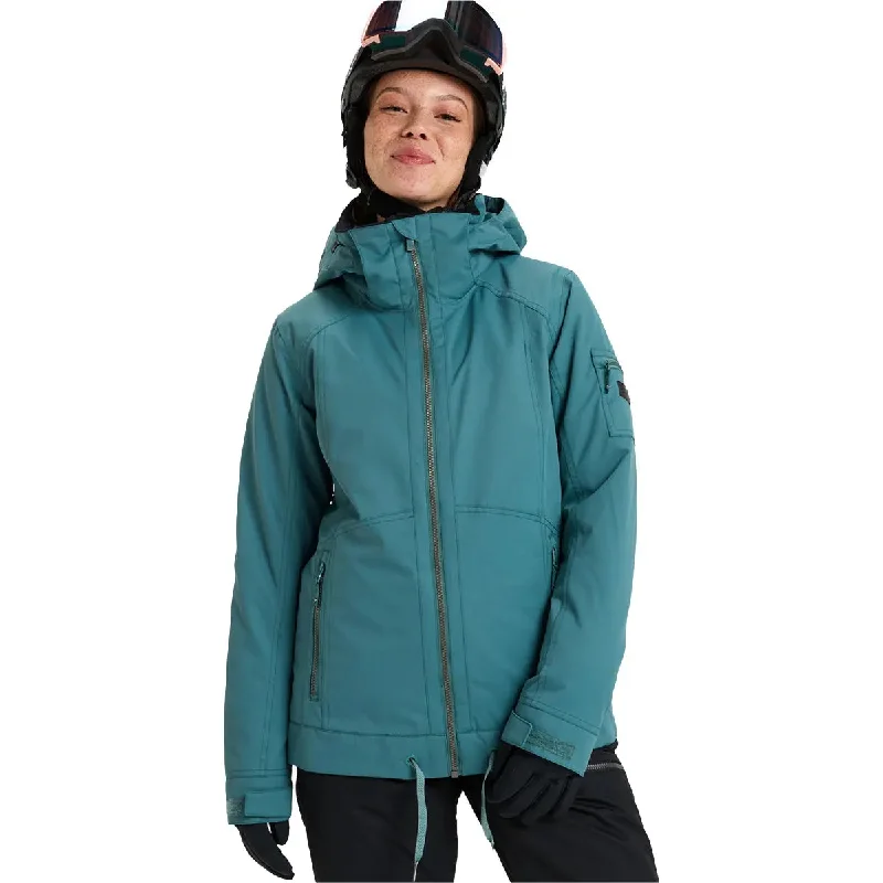 Meade Snow Jacket - Sea Pine Boat Neck Shawl Collar Notched Collar