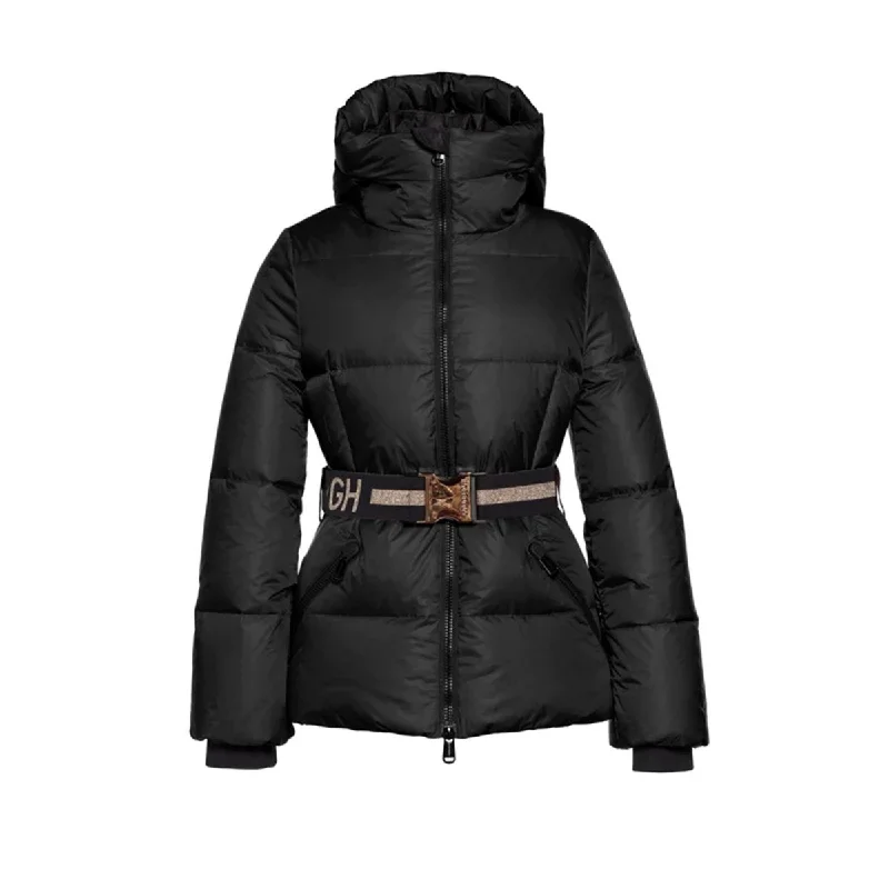 Snowmass Ski Jacket - Black Front Pockets Side Pockets Patch Pockets