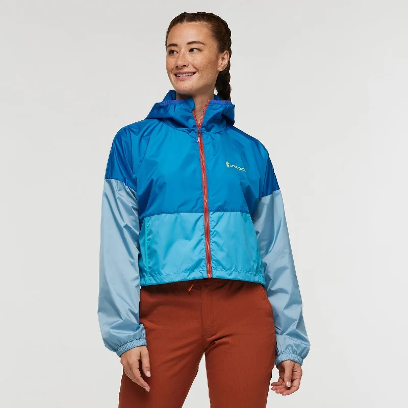 Teca Crop Jacket - Womens Toggled Jacket Drawstring Jacket Belted Jacket