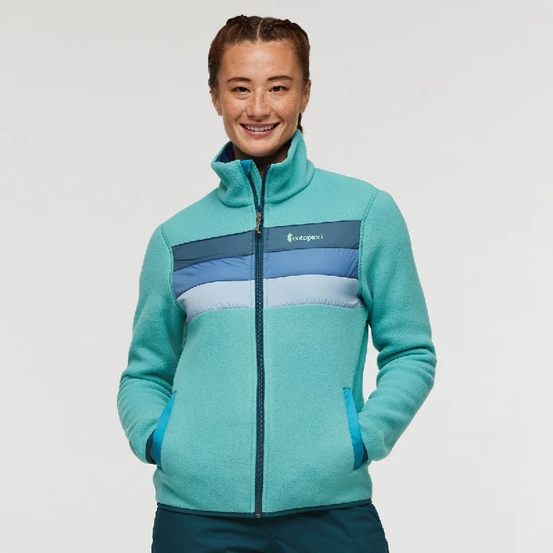 Teca Fleece Full-Zip Jacket - Womens Corduroy Jacket Velvet Jacket Brocade Jacket