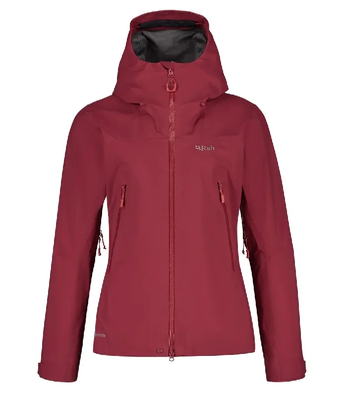 Kangri GTX Jacket - Crimson Faux Fur Jacket Real Fur Jacket Shearling Jacket
