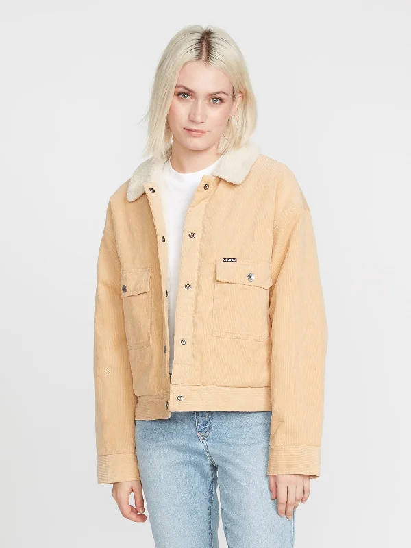 Weaton Jacket - HAZELNUT Lace Jacket Ribbed Jacket Sequined Jacket