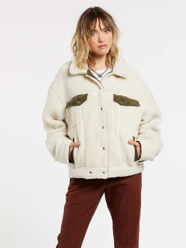 Woodstone Reversible Jacket - OLIVE Fleece Fabric Down Fabric Feather Fabric