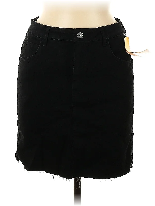 Denim Skirt linen skirt breathable