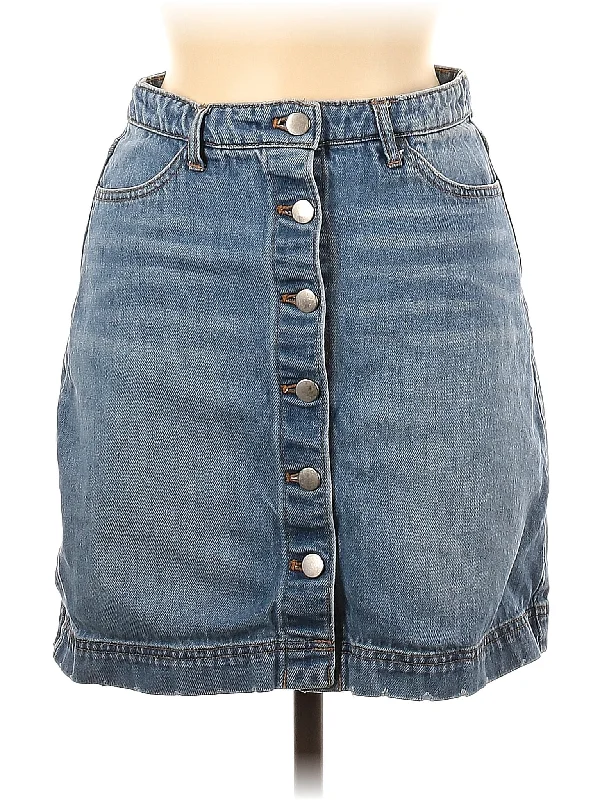 Denim Skirt wool skirt warm