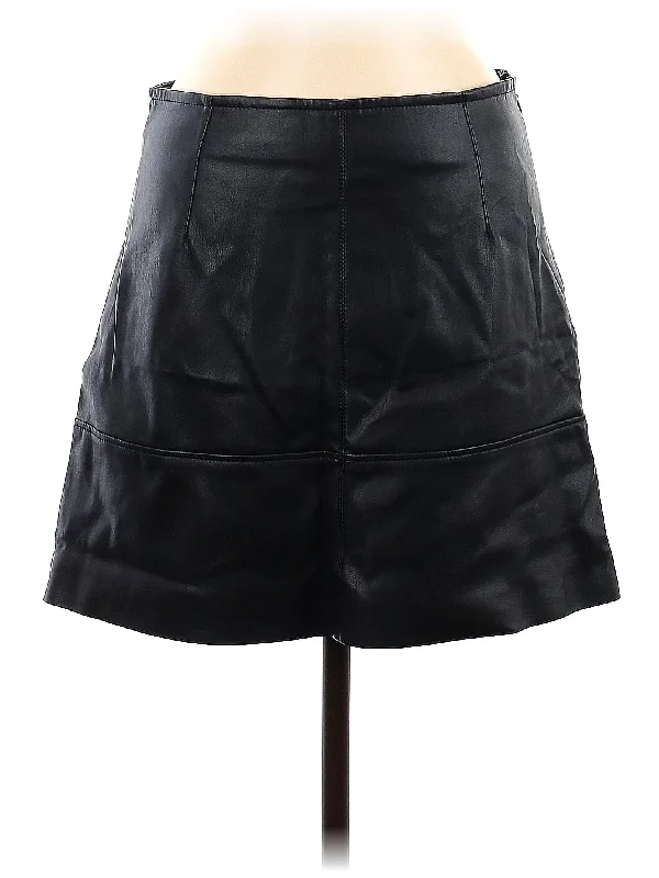 Faux Leather Skirt silk skirt elegant