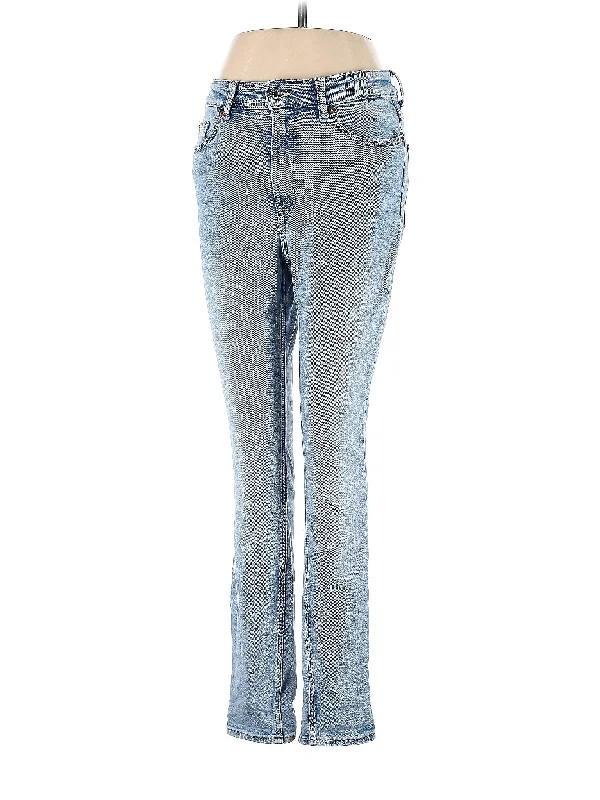 Jeans Trendy Pleated Waist Jeans