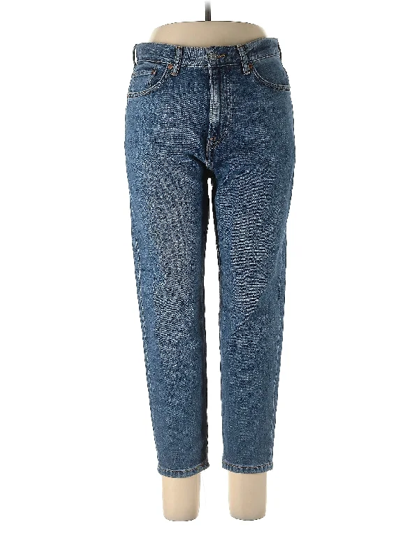 Jeans Comfortable Folded Hem Jeans
