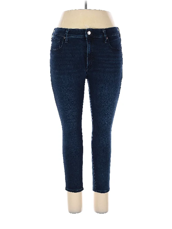 Jeans Trendy Flared Leg Jeans