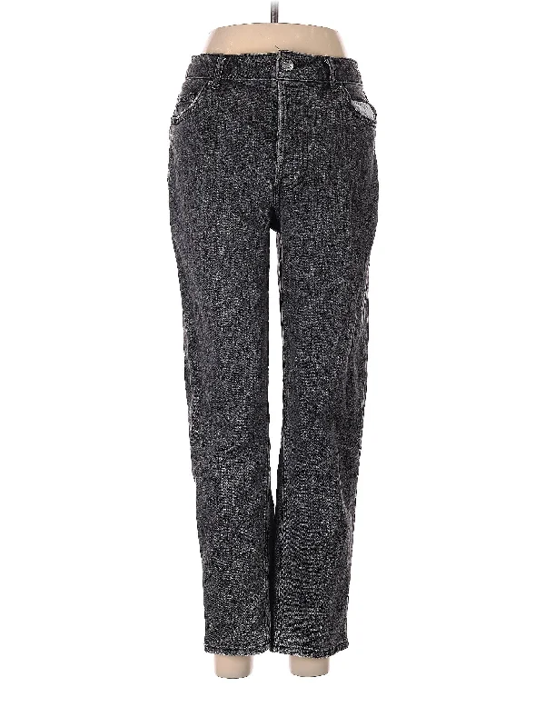 Jeans Fashionable Raw Edge Jeans