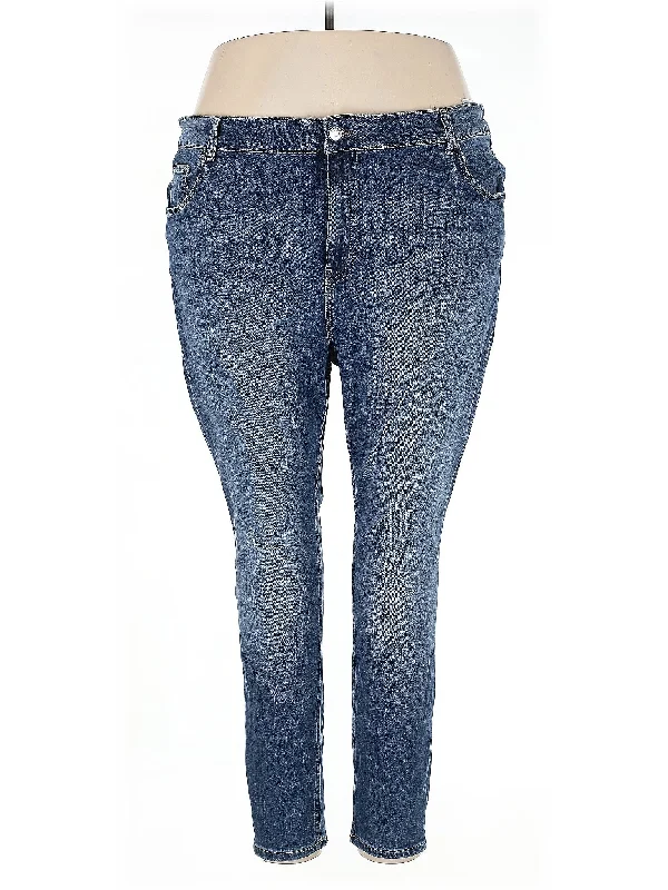 Jeans Trendy Acid Wash Skinny Jeans