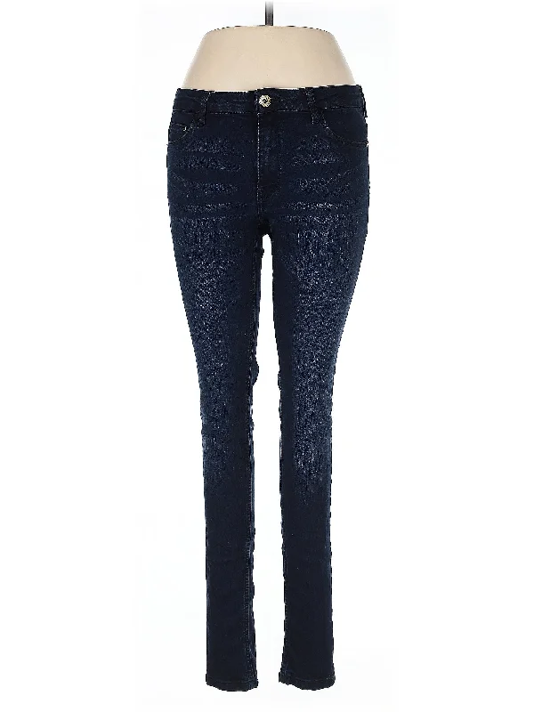 Jeans Fashionable Frayed Hem Denim