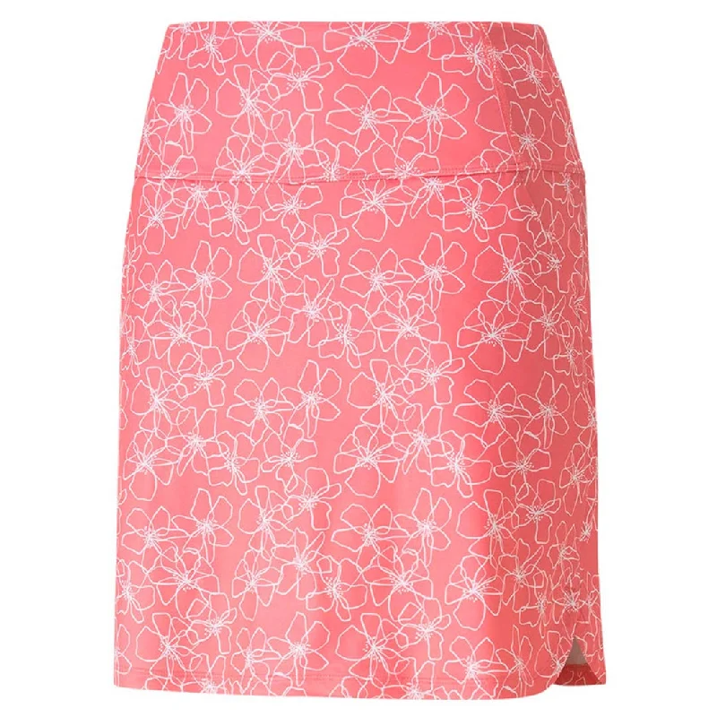 Puma - Women's PWRMESH Island Flower Skirt (537507 03) velvet skirt luxurious