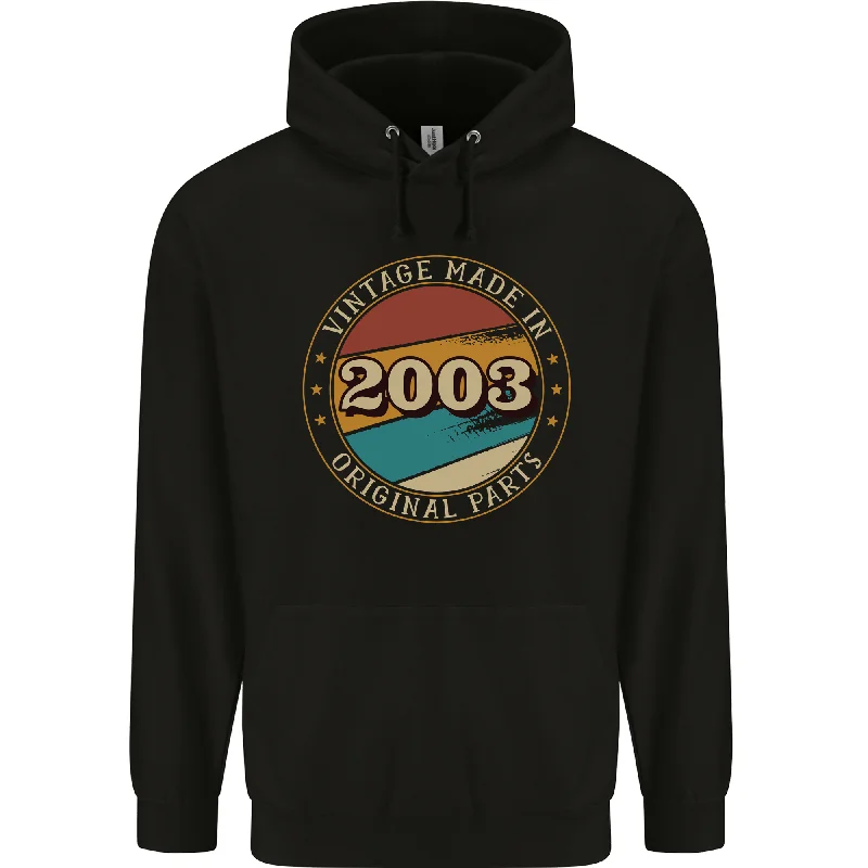 21st Birthday Vintage Made In 2003 Mens 80% Cotton Hoodie Hooded Sweatshirt Casual Wear Street Style 21st Birthday Vintage Made In 2003 Mens 80% Cotton Hoodie Hooded Sweatshirt Casual Wear Street Style