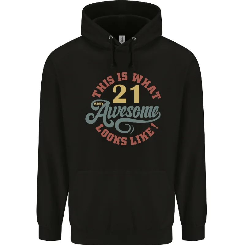21st Birthday 21 Year Old Awesome Looks Like Mens 80% Cotton Hoodie Hoodie with Batwing Sleeves Loose Dramatic 21st Birthday 21 Year Old Awesome Looks Like Mens 80% Cotton Hoodie Hoodie with Batwing Sleeves Loose Dramatic