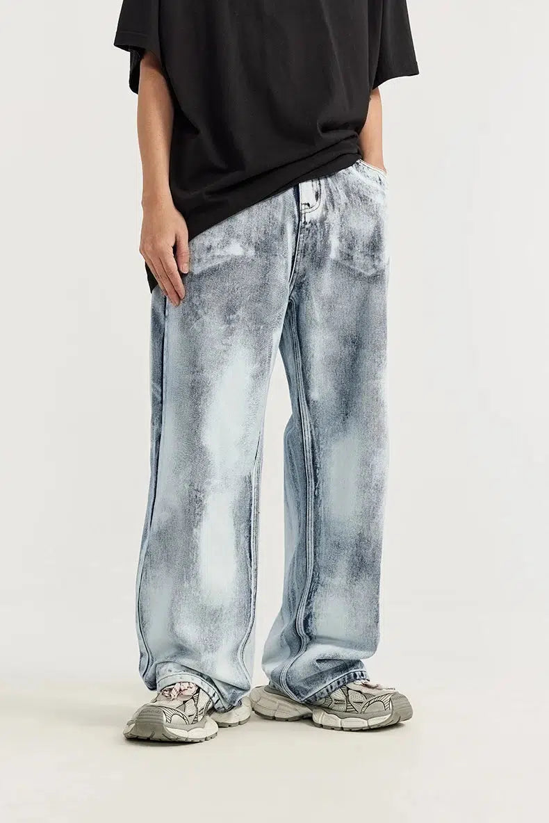 Acid Wash Jeans Chic Ripped Jeans