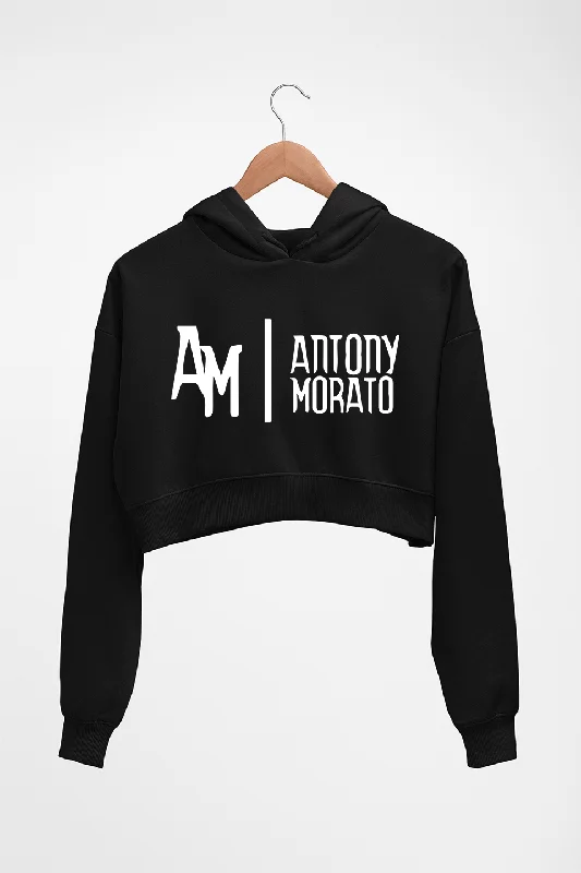 Antony Morato Crop HOODIE FOR WOMEN Hoodie with Reflective Safety Nightwear