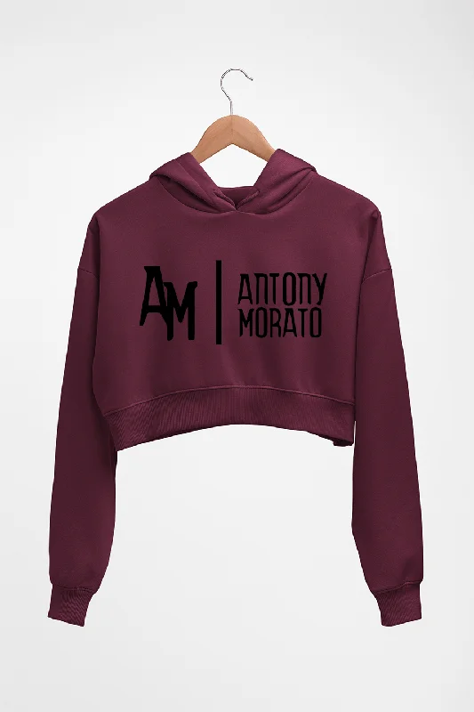 Antony Morato Crop HOODIE FOR WOMEN Hoodie with Emblem Brand Identity