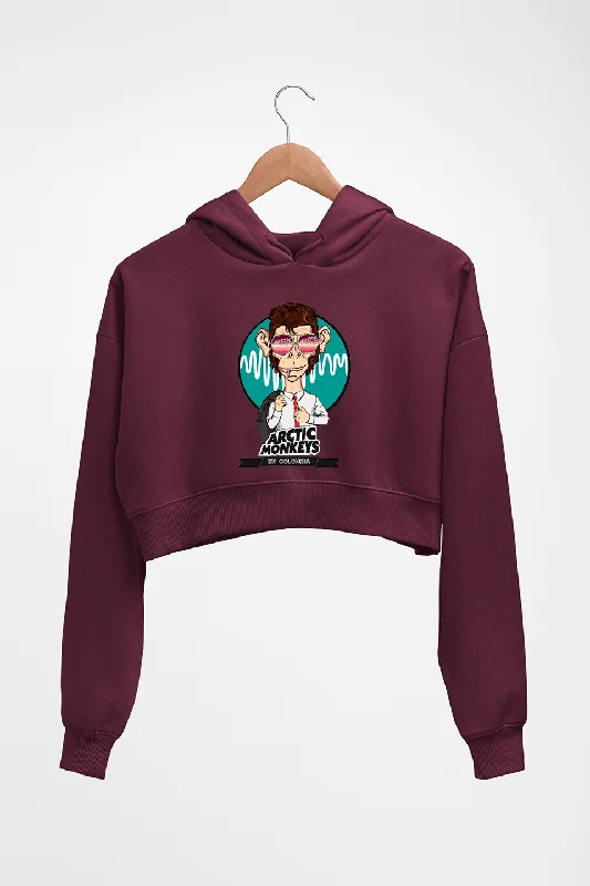 Arctic Monkeys Crop HOODIE FOR WOMEN Hoodie with Pastel Soft Subtle