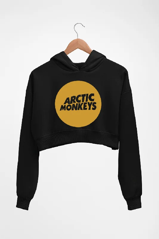 Arctic Monkeys Crop HOODIE FOR WOMEN Hoodie with Contrast Stitching Detailed Premium Arctic Monkeys Crop HOODIE FOR WOMEN Hoodie with Contrast Stitching Detailed Premium