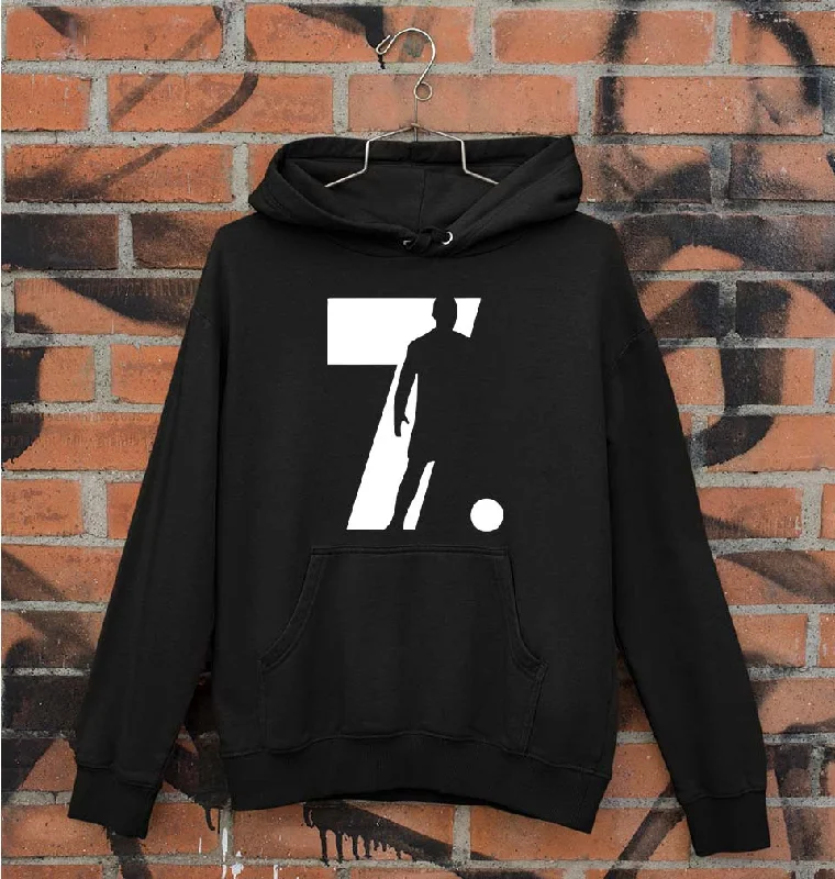 Cristiano Ronaldo CR7 Unisex Hoodie for Men/Women Hoodie with Mock Neck Collared Structured Cristiano Ronaldo CR7 Unisex Hoodie for Men/Women Hoodie with Mock Neck Collared Structured