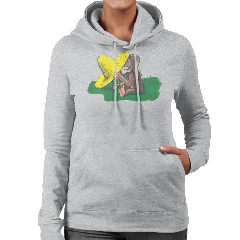 Curious George Yellow Hat Women's Hooded Sweatshirt Hooded Sweatshirt Casual Wear Street Style Curious George Yellow Hat Women's Hooded Sweatshirt Hooded Sweatshirt Casual Wear Street Style
