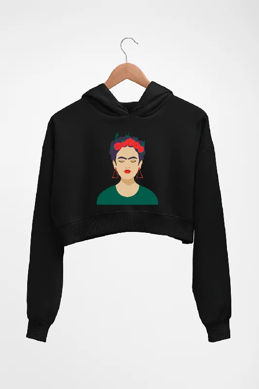 Frida Kahlo Crop HOODIE FOR WOMEN Hoodie with Lining Warm Insulated