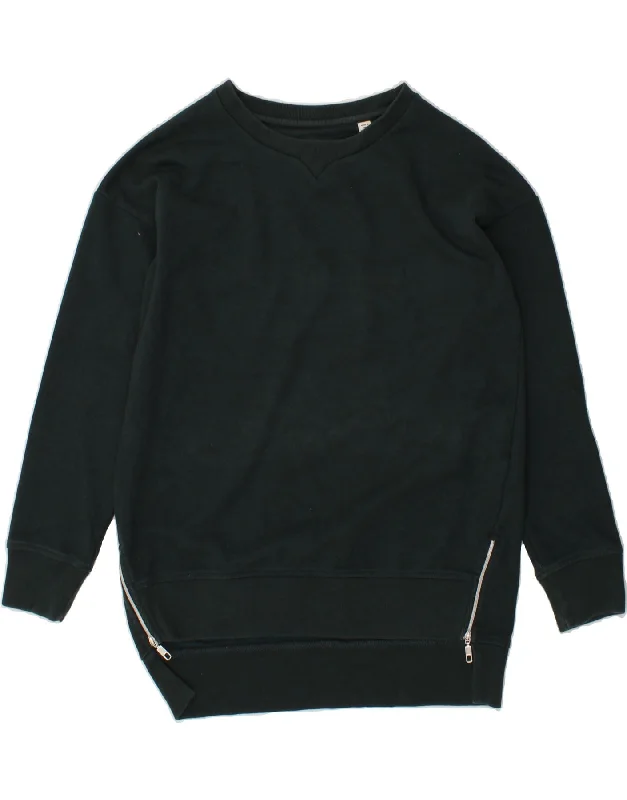 JACK WILLS Womens Oversized Sweatshirt Jumper UK 6 XS Green Cotton Hoodie with Hood Adjustable Protection JACK WILLS Womens Oversized Sweatshirt Jumper UK 6 XS Green Cotton Hoodie with Hood Adjustable Protection
